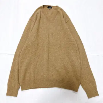 [새상품급] 유니클로 UNIQLO 캐시미어 V넥 니트 풀오버 XL 사이즈