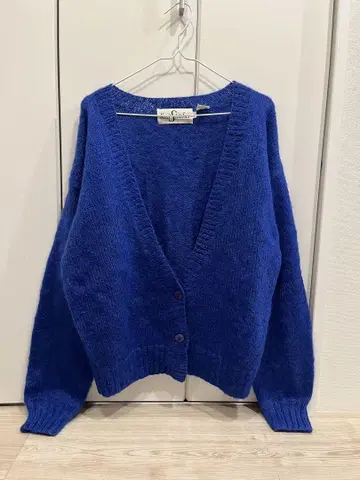 vintage mohair knit cardigan 니트 가디건