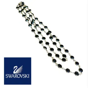 SWAROVSKI 패싯 컷 롱 목걸이