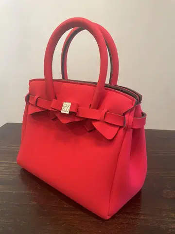 SAVE MY BAG 빨간색 핸드백