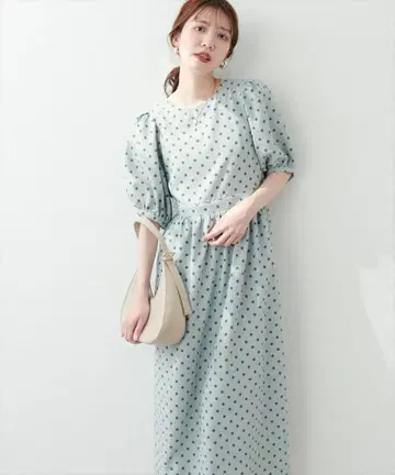 내추럴 꾸뛰르 혼노리 시어 포코포코 원피스