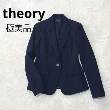 [ 컨디션 최상 ] theory 띠어리 테일러드 자켓 네이비 XS
