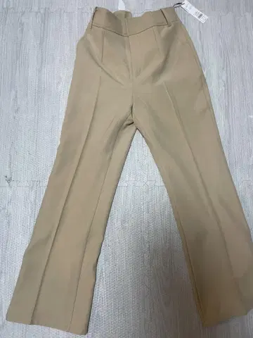택 포함 RESEXXY 베이지 와이드 팬츠