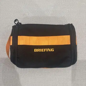 BRIEFING 슈즈 케이스 블랙/오렌지