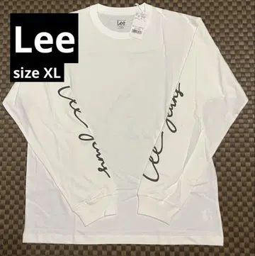 [새상품] Lee 화이트 긴팔 티셔츠 XL