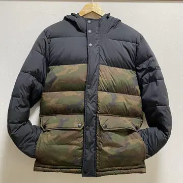 새상품급 AMERICAN EAGLE 카모플라주 다운 자켓 S