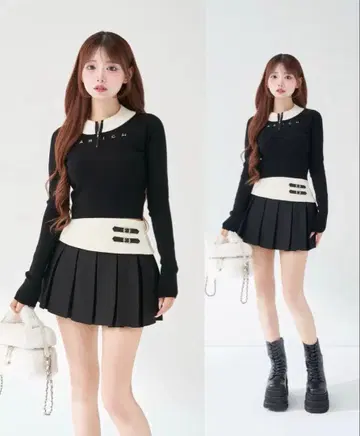 다리치 니트 셋업