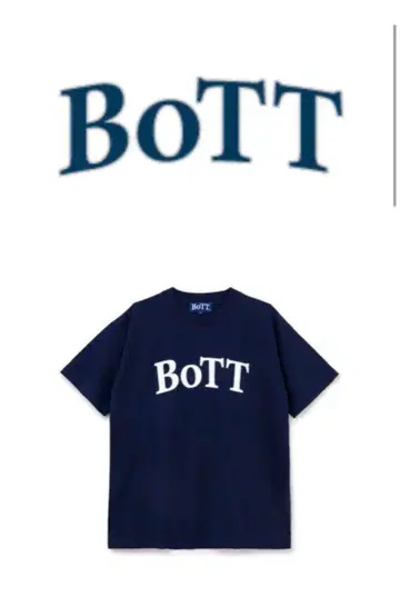 BOTT OG 로고 티셔츠 네이비 L 사이즈