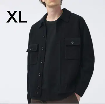 유니클로 U 24AW 라무 니트 자켓 XL