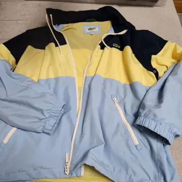 Lacoste 스트라이프 메쉬 자켓 US M