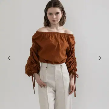 [ RANCLIC ] drawstring 3way blouse
