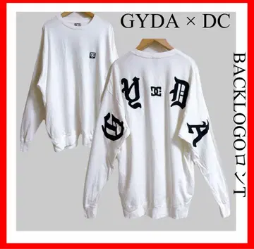 GYDA x DC 백 로고 화이트 롱 T back logo