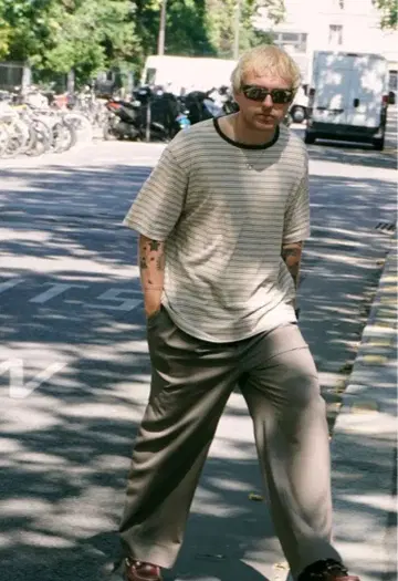 UNIVERSAL PRODUCTS 'BORDER S/S T-SHIRTS'