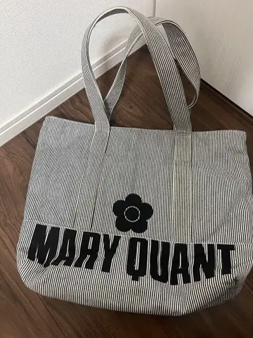 MARY QUANT 스트라이프 토트백