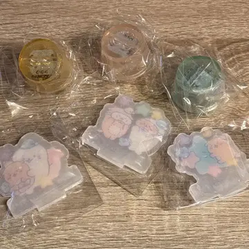 시로땅 후와후와 슬리피 라이트업 스탠드 3종 세트 해달 강아지
