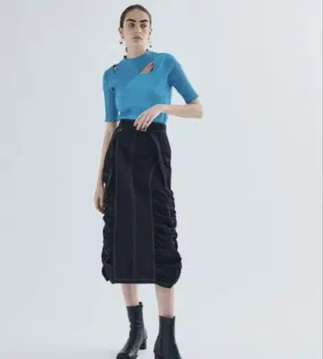 UNITED TOKYO 개더 스커트