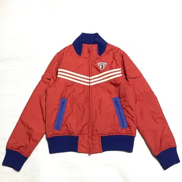 adidas 아디다스 충전솜 자켓 S 빨간색 블루종 y2k 그런지