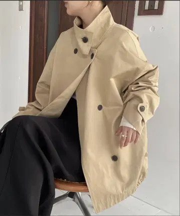 CAPRICIEUX LE'MAGE 미들 트렌치코트 38 사이즈 베이지