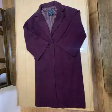 선착순 Bershka 버건디 체스터 코트 M 사이즈