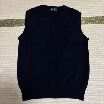 BOB GALET 블랙 V넥 베스트 L 사이즈