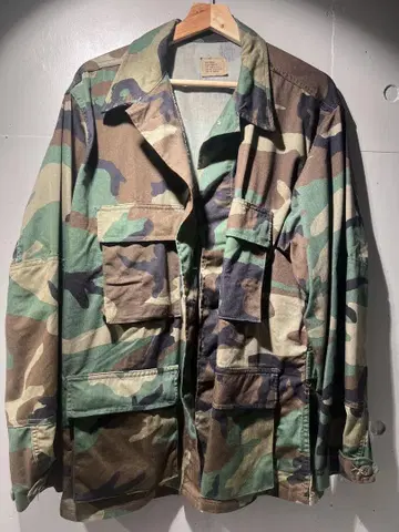 카모플라쥬 코튼 밀리터리 자켓