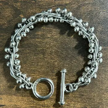 멕시코제 MEXICO 22cm VINTAGE DNA 팔찌 925