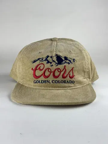 Coors 쿠어스 코듀로이 캡 베이지