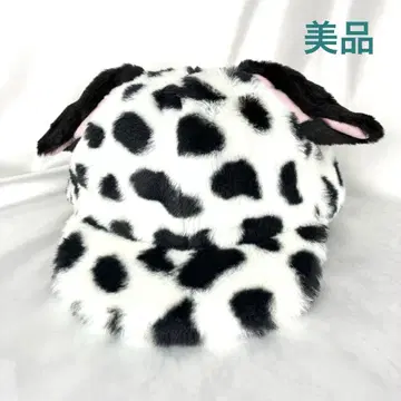 [ 새상품급 ] 101마리 강아지 퍼 캡 모자 도쿄 디즈니 리조트