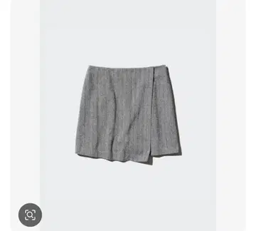 [ 당일 발송 ] UNIQLO 스코트 미니 스커트 그레이