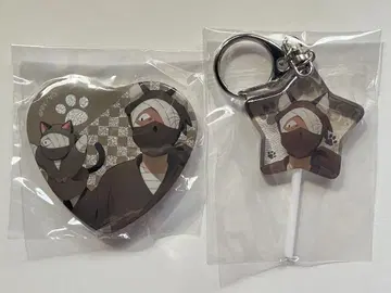 닌타마 잣토 곤나몬 난자타운 캔디 키링 하트 캔뱃지