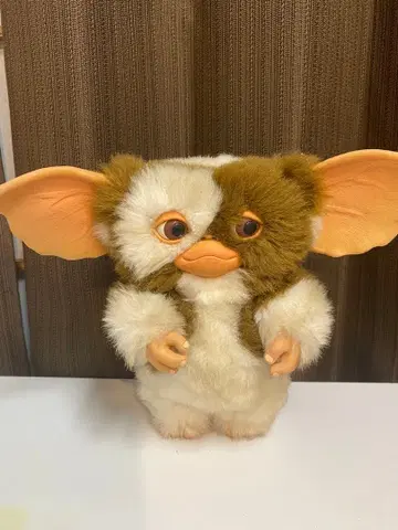 그렘린 봉제 인형 화이트 브라운