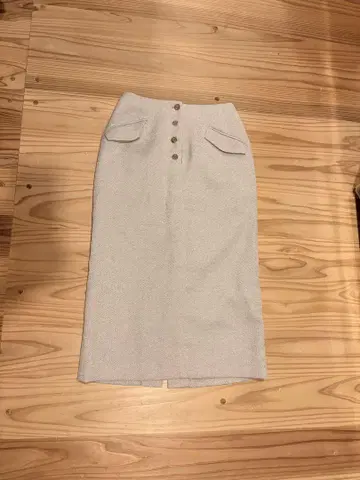 NATURAL BEAUTIFUL BASIC 타이트 스커트 버튼 xs