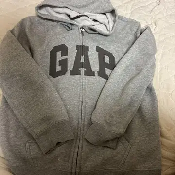 GAP 그레이 집업 후드티
