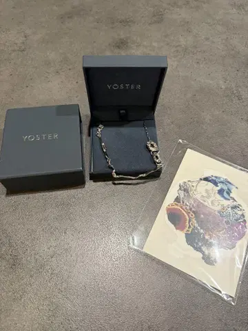 YOSTER 요스터 후카미 코우타 착용 목걸이 실버 46cm