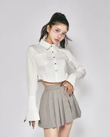 다리치 Darich 코르셋 숏 셔츠