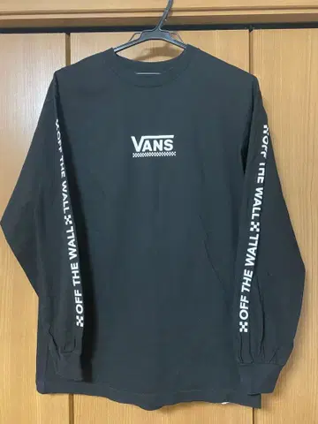 VANS 롱T셔츠 블랙