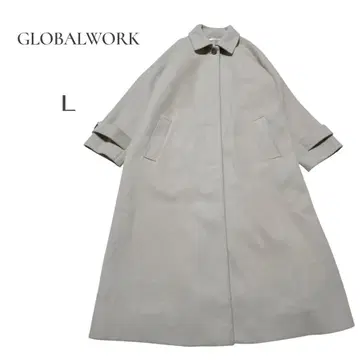 [ 글로벌 워크 ] GLOBALWORK L 베이지 발마칸 코트