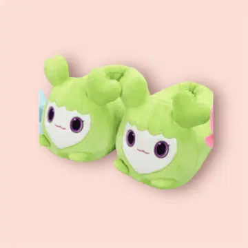 TWICE 봉제 인형 그린 컬러 슬리퍼