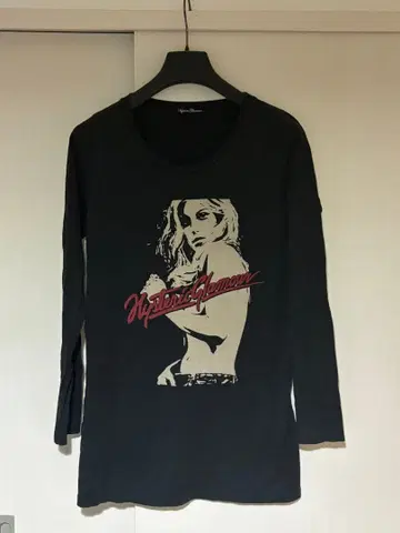 HYSTERIC GLAMOUR/긴팔/티셔츠/블랙 FREE 사이즈