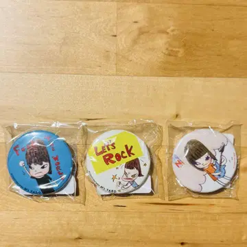 [ 미사용 새상품 ] 나라 요시토모 캔뱃지 3개 세트