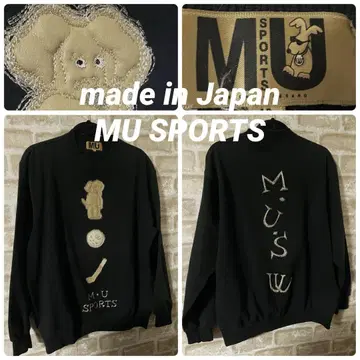 MU SPORTS 남성용M 맨투맨 강아지 MU SPORTS 트레이닝복
