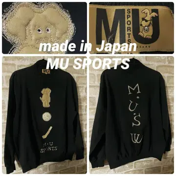 MU SPORTS 남성용M 맨투맨 강아지 MU SPORTS 트레이닝복