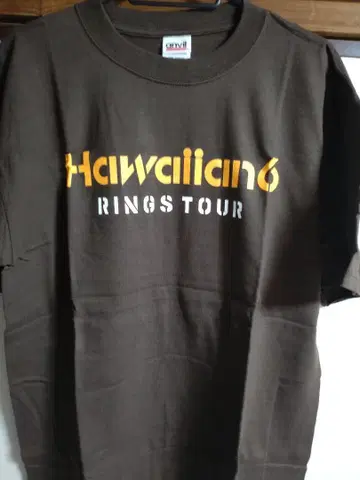 Hawaiian6 RINGS TOUR 셔츠 M 사이즈 브라운