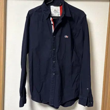 라코스테 긴팔 셔츠 size M 네이비