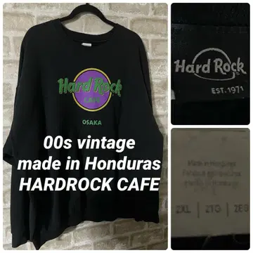 HARD ROCK CAFE OSAKA 남성용 2XL 맨투맨 빅 로고
