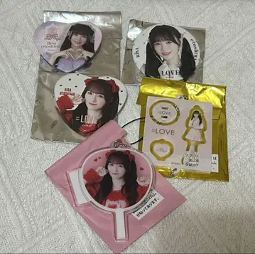 오토시마 리사 이코러브 미니 복권 캔뱃지 묶음 판매