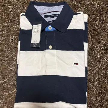TOMMY HILFIGER 커스텀 핏 피케 셔츠 M