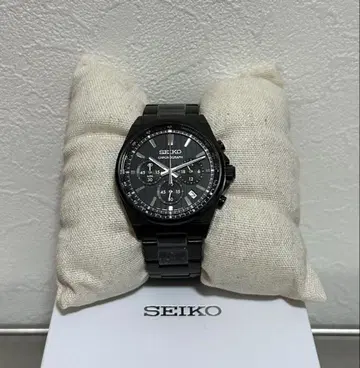 SEIKO 크로노그래프 S 시리즈 블랙 손목시계