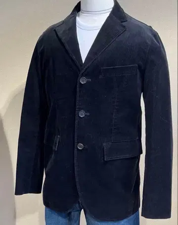 Paul Smith 블랙 코듀로이 테일러드 자켓