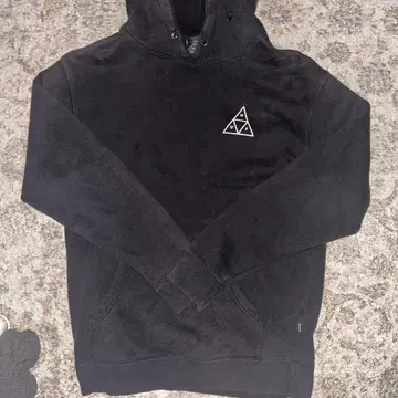 HUF 블랙 후드티 M